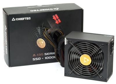 Лот: 16991810. Фото: 1. Блок питания 1000W Chieftec A-135... Корпуса, блоки питания