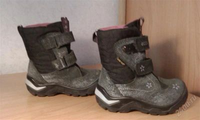 Лот: 1001999. Фото: 1. Сапожки для девочки ECCO. Сапоги