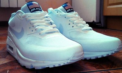 Лот: 3925172. Фото: 1. Nike Air Max 90 белые (Vietnam... Кеды, кроссовки, слипоны