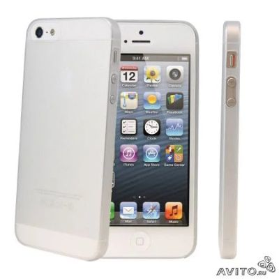 Лот: 3670082. Фото: 1. Тонкий пластиковый чехол iPhone... Чехлы, бамперы