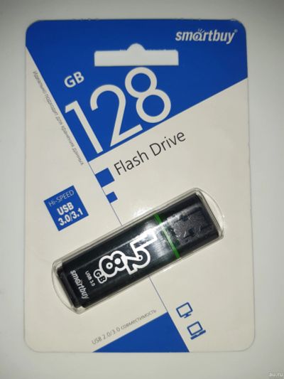 Лот: 15876617. Фото: 1. Флешка USB 128 Gb Smart Buy... USB-флеш карты