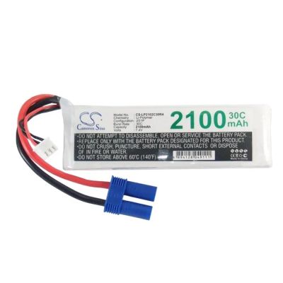 Лот: 21514614. Фото: 1. CS-LP2102C30R4 - 30C 7.4V 2100... Запчасти, комплектующие для квадрокоптеров