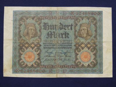 Лот: 4988768. Фото: 1. 100 марок 1920 год. Германия . Германия и Австрия