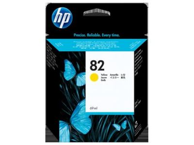 Лот: 6113956. Фото: 1. Картридж HP №82 Yellow (оригинал... Картриджи, расходные материалы