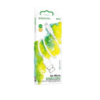 Лот: 22145304. Фото: 1. Кабель BOROFONE microUSB BX-80... Дата-кабели, переходники