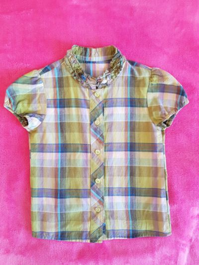 Лот: 17402507. Фото: 1. Блузка для маленькой девочки. Рубашки, блузки, водолазки