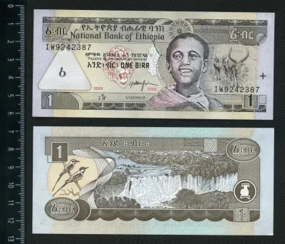 Лот: 25885418. Фото: 1. Эфиопия 1 быр 2008 год пресс. Африка