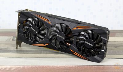 Лот: 17871837. Фото: 1. Видеокарта Gigabyte 1080 8Gb. Видеокарты