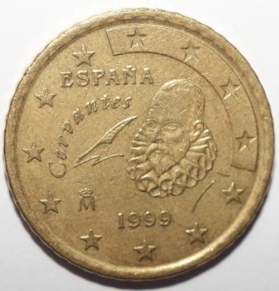 Лот: 10140777. Фото: 1. 50 евроцентов 1999 год. Испания. Европа