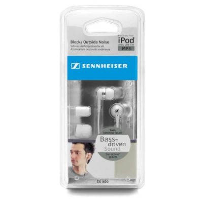 Лот: 5122124. Фото: 1. Наушники Sennheiser CX300 white. Наушники, гарнитуры