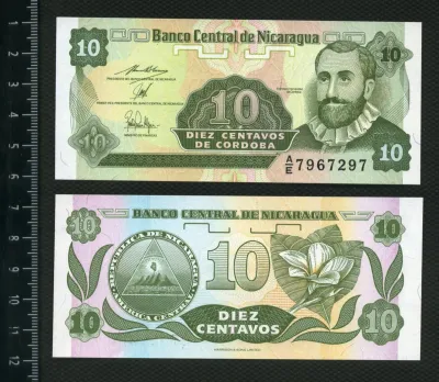 Лот: 20981792. Фото: 1. Никарагуа 10 центаво (люкс )(2... Азия