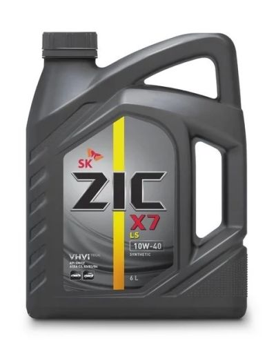 Лот: 12908210. Фото: 1. ZIC NEW X7 LS 10W40 6л (масло... Масла, жидкости