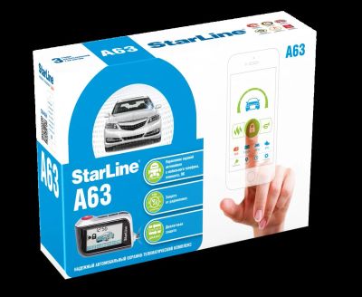 Лот: 10891128. Фото: 1. Автосигнализация StarLine A63. Автомобильные сигнализации