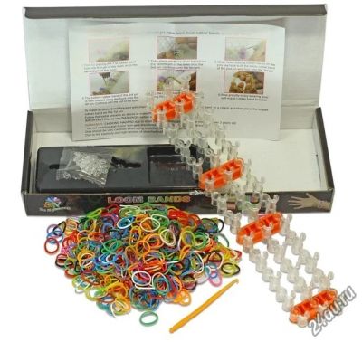 Лот: 5713094. Фото: 1. Loom Bands набор резинок для плетения... Развивающие