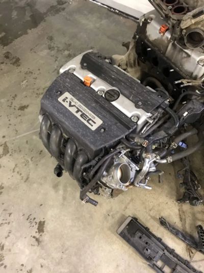Лот: 19941341. Фото: 1. Двигатель HONDA K24YA. Двигатель и элементы двигателя