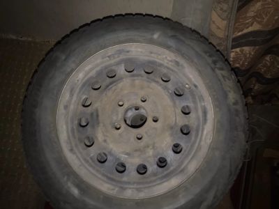 Лот: 16529588. Фото: 1. Комплект колес Bridgestone 195... Шины на дисках