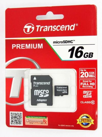 Лот: 2850861. Фото: 1. Карта памяти microSD HC 16 GB... Карты памяти