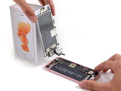 Лот: 8952490. Фото: 1. Дисплей iPhone 6S в сборе Белый... Дисплеи, дисплейные модули, тачскрины