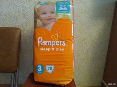 Лот: 8791261. Фото: 1. Подгузники Pampers Sleep&Play... Детская гигиена