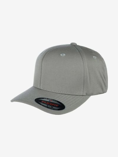Лот: 22439889. Фото: 1. Бейсболка FLEXFIT 6277 (серый... Другое (спортивная одежда)