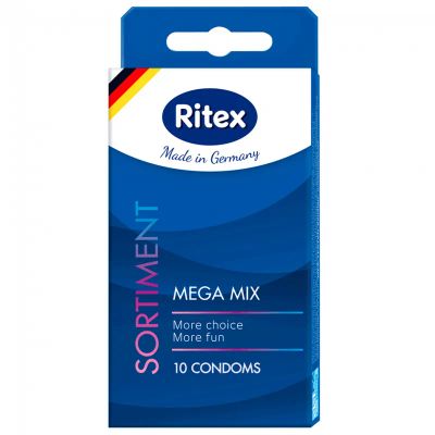 Лот: 22058680. Фото: 1. Презервативы Ritex Sortiment 10... Презервативы