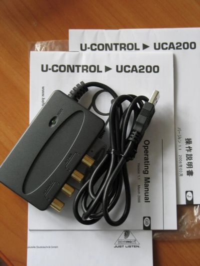 Лот: 5690742. Фото: 1. Behringer U-Control UCA200 внешняя... Звуковые карты