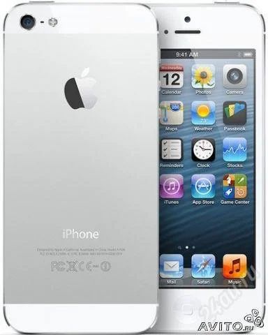 Лот: 2270897. Фото: 1. iPhone 5 32Gb белый simfree. Смартфоны