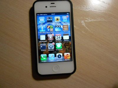 Лот: 3437550. Фото: 1. iphone 4s не читает сим карту!. Смартфоны