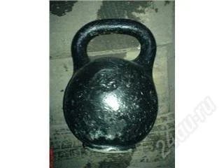 Лот: 87898. Фото: 1. Гиря 24 кг. Штанги, блины