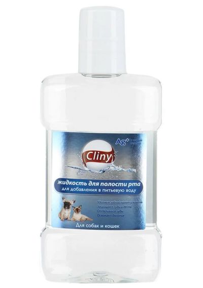 Лот: 4878086. Фото: 1. Жидкость для полости рта Cliny... Косметика для животных