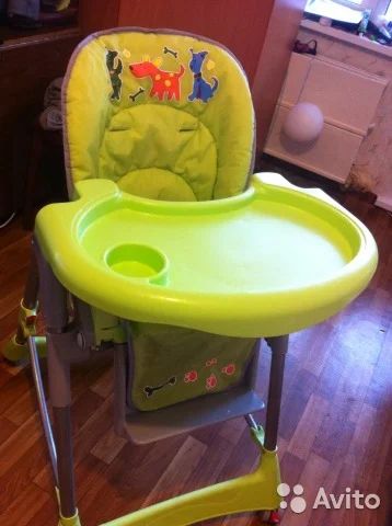 Лот: 6408509. Фото: 1. Стульчик для кормления Happy Baby... Стульчики для кормления