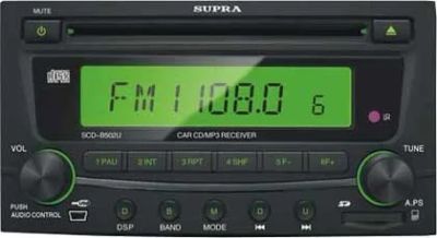 Лот: 6957808. Фото: 1. SUPRA SCD-B502U 2-din CD/mp3-ресивер. Автомагнитолы