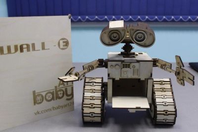 Лот: 10983098. Фото: 1. Деревянный конструктор Wall-e. Другое (моделизм)