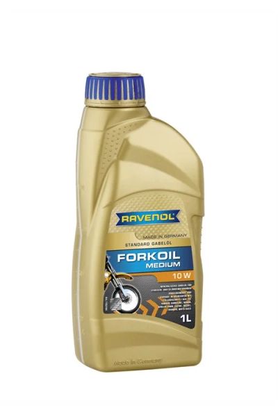 Лот: 19055732. Фото: 1. Ravenol Fork Oil Medium 10W, 1л... Масла, жидкости