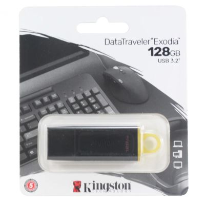 Лот: 18966504. Фото: 1. USB Flash 128 GB USB 3.2 Kingston... USB-флеш карты