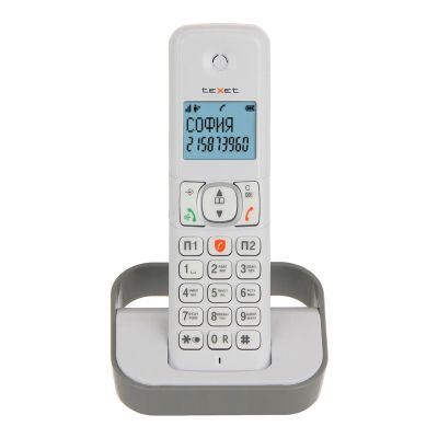 Лот: 24450903. Фото: 1. DECT-телефон teXet TX-D5605A White. DECT и радиотелефоны