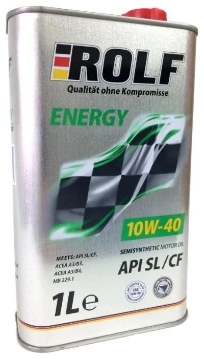 Лот: 16675055. Фото: 1. Масло ROLF Energy 10W-40, API... Масла, жидкости