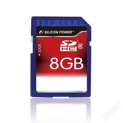 Лот: 1528650. Фото: 1. Карта памяти 8Gb Silicon Power... Карты памяти
