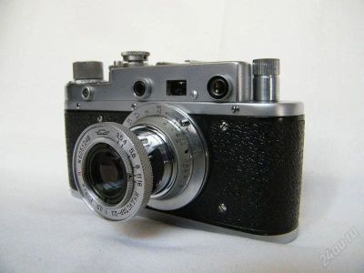 Лот: 2456059. Фото: 1. Фотоаппарат Зоркий. Первая модель. Плёночные дальномерные, шкальные