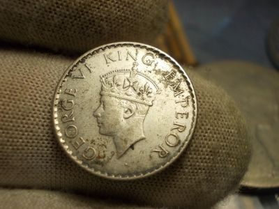 Лот: 17355916. Фото: 1. Очень нечастое Серебро-1/4 Рупии... Россия до 1917 года