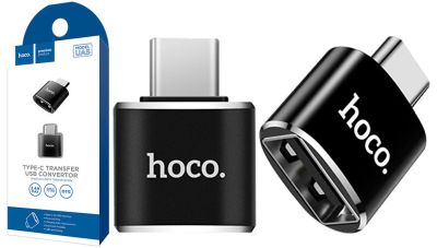 Лот: 18602051. Фото: 1. Адаптер USB - Type C (OTG) Hoco... Дата-кабели, переходники