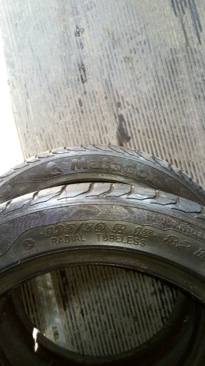Лот: 11259881. Фото: 1. 195/50 15. Шины