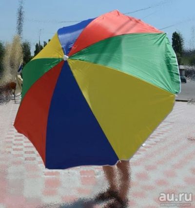 Лот: 9729710. Фото: 1. Зонт садовый 2.30 м немного бу... Другое (для дачи, дома, огорода, бани, парка)