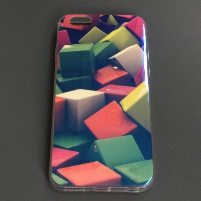 Лот: 5384513. Фото: 1. Чехол iPhone 6 кубики. Чехлы, бамперы