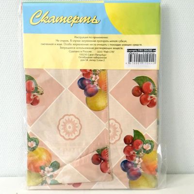 Лот: 6650342. Фото: 1. 🍒🍐🍑 Скатерть клеёнчатая для... Скатерти, салфетки