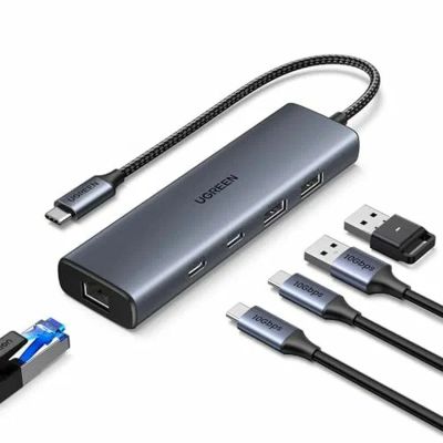 Лот: 24664878. Фото: 1. USB-хаб UGREEN CM512 (45320) USB-C... USB хабы