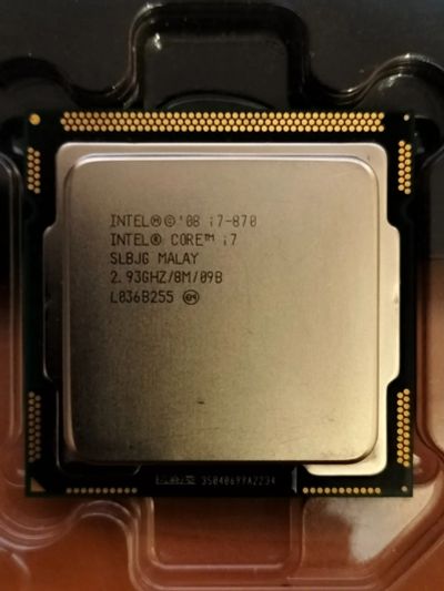 Лот: 20766852. Фото: 1. Процессор core i7 870 сокет 1156. Процессоры