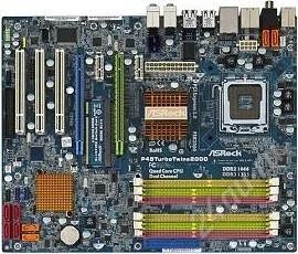 Лот: 2858355. Фото: 1. Комплект ASRock P45TurboTwins2000... Материнские платы