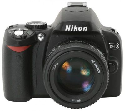 Лот: 12016743. Фото: 1. Nikon D40 неисправный. Цифровые компактные