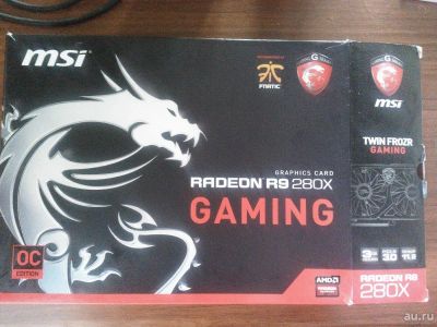 Лот: 8818317. Фото: 1. Видеокарта MSI R9 280X Gaming... Видеокарты